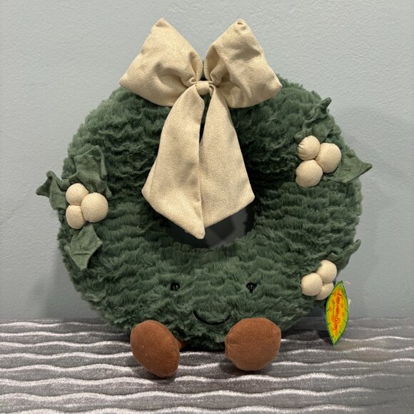 RARE Jellycat Large Amuseable Gold Wreath BNWT - Picture 3 of 5